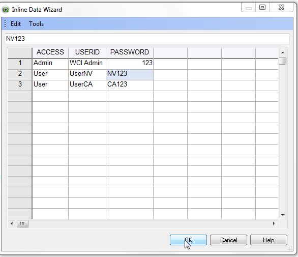 Create the unline data